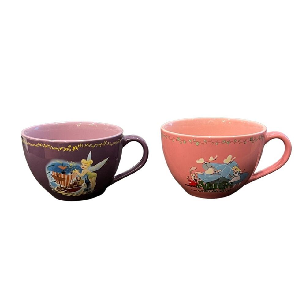 Disney Store Set of 2 Oversized Coffee Mugs